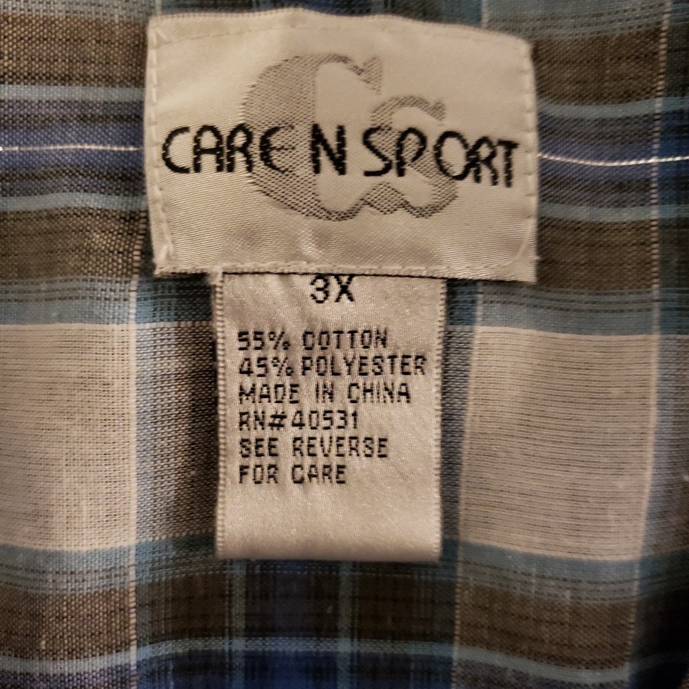 Blue button down - Picture 2 of 2
